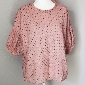 Hidden Alley Puff Sleeve Top. Size M